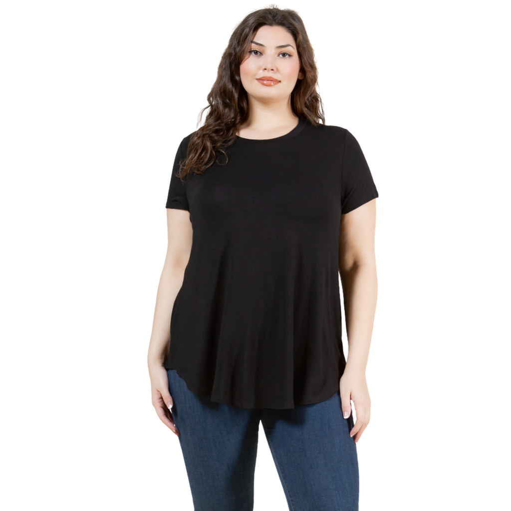 3-Pack Short Sleeve Tunic Top – Loose Fit Blouse for Casual Wear Azules 2DC