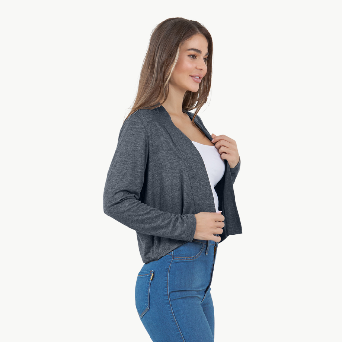 Long Sleeve Cropped Cardigan