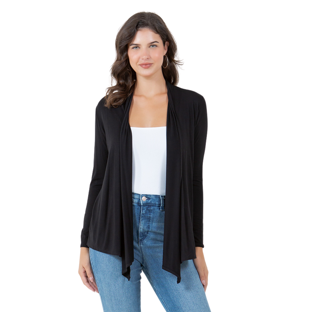 3-Pack Long Sleeve Cardigan – Open Front Lightweight Cardigan Azules 2DC