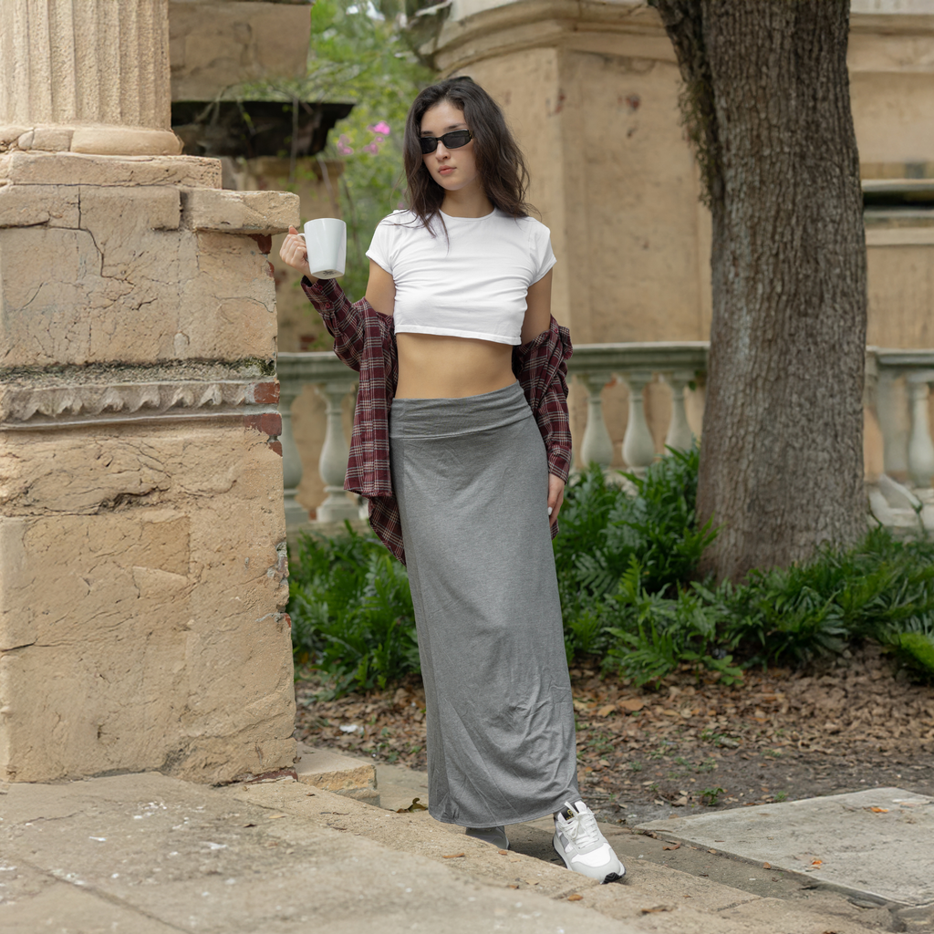 Maxi Skirt – High Waist Flowy Long Skirt for Casual & Dressy Outfits