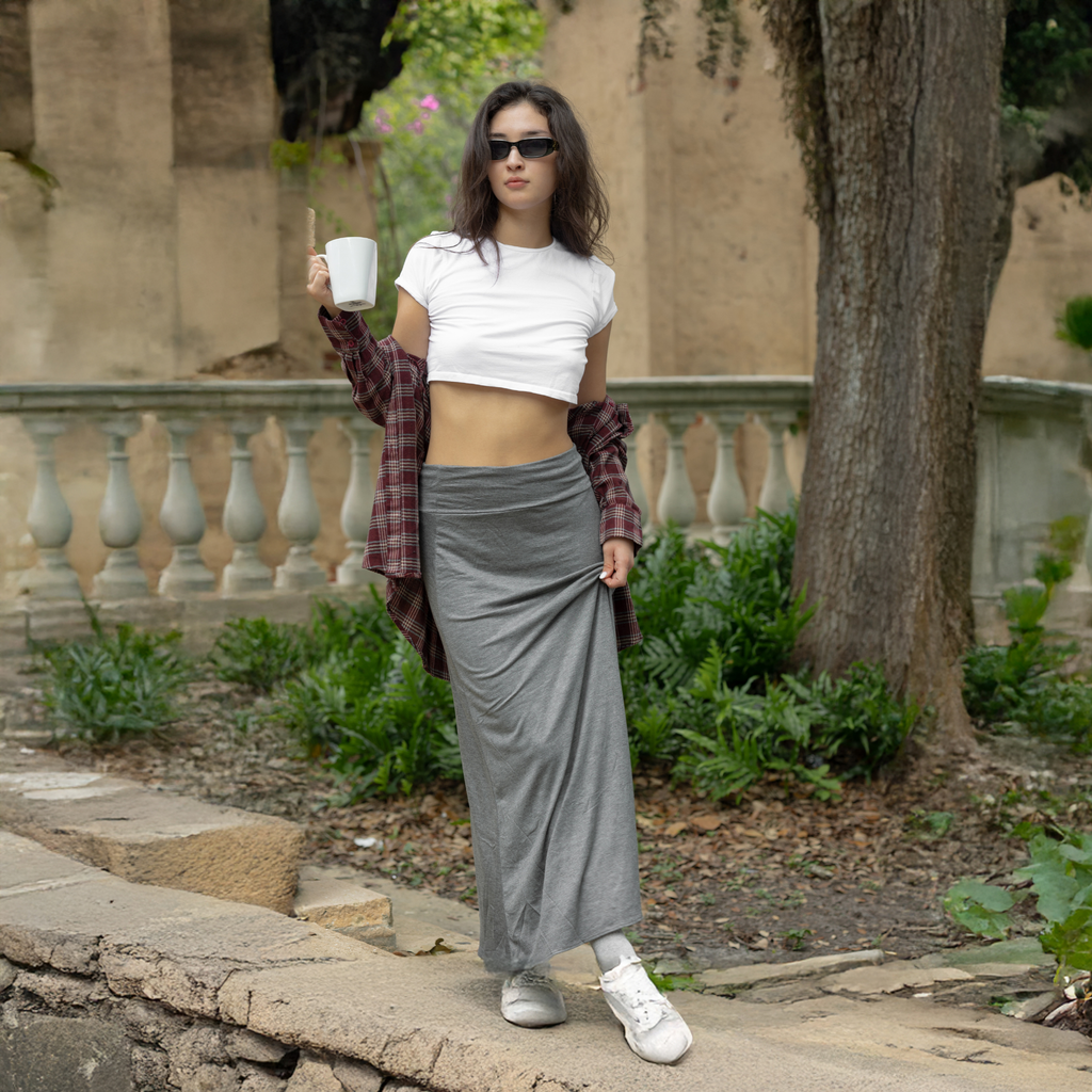 Maxi Skirt – High Waist Flowy Long Skirt for Casual & Dressy Outfits