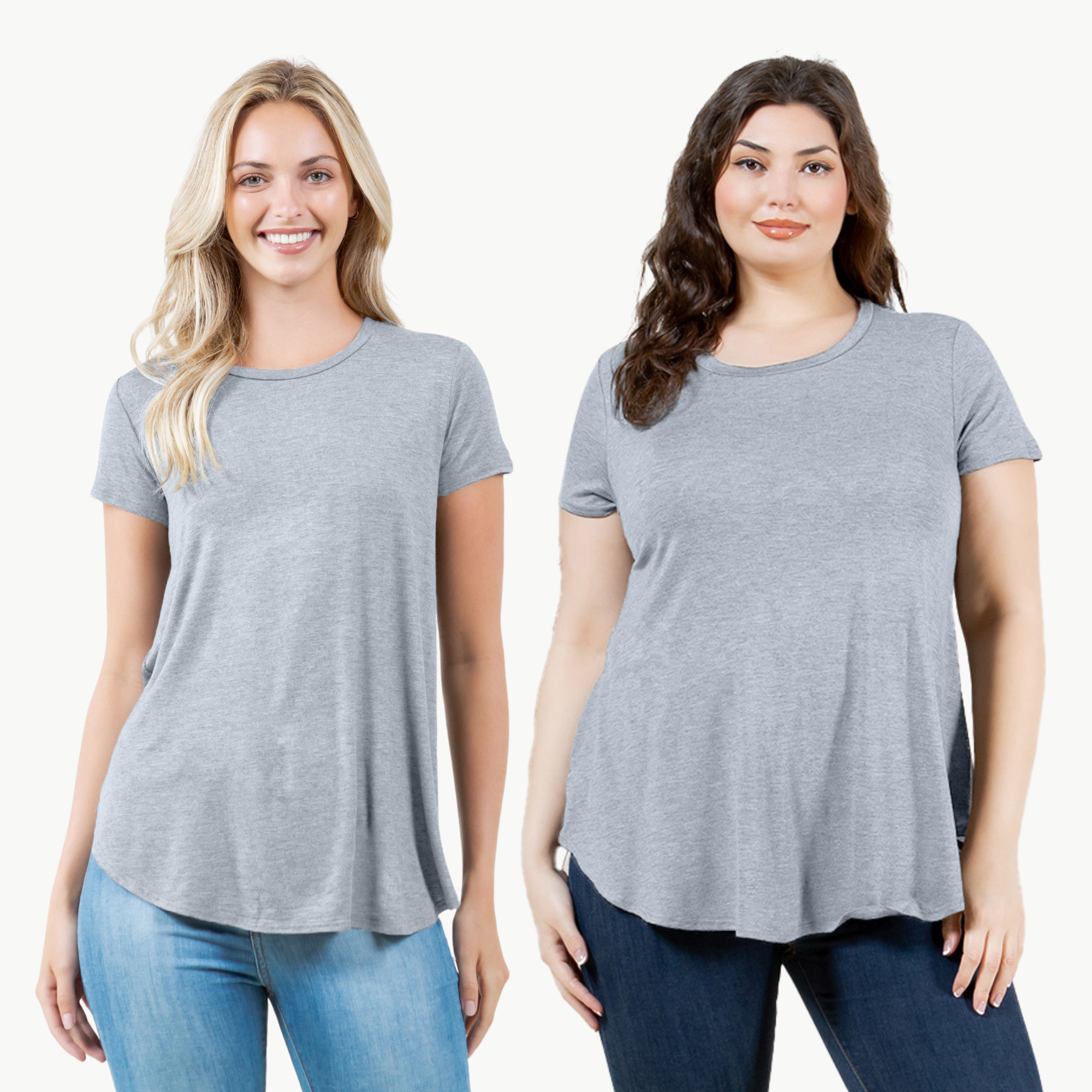 Short Sleeve Tunic Top – Loose Fit Blouse for Casual Wear
