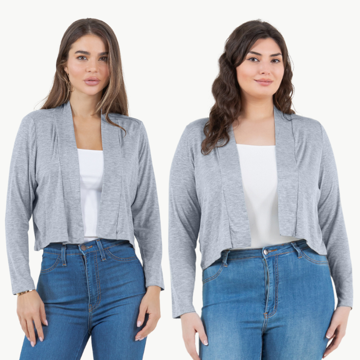 Long Sleeve Cropped Cardigan