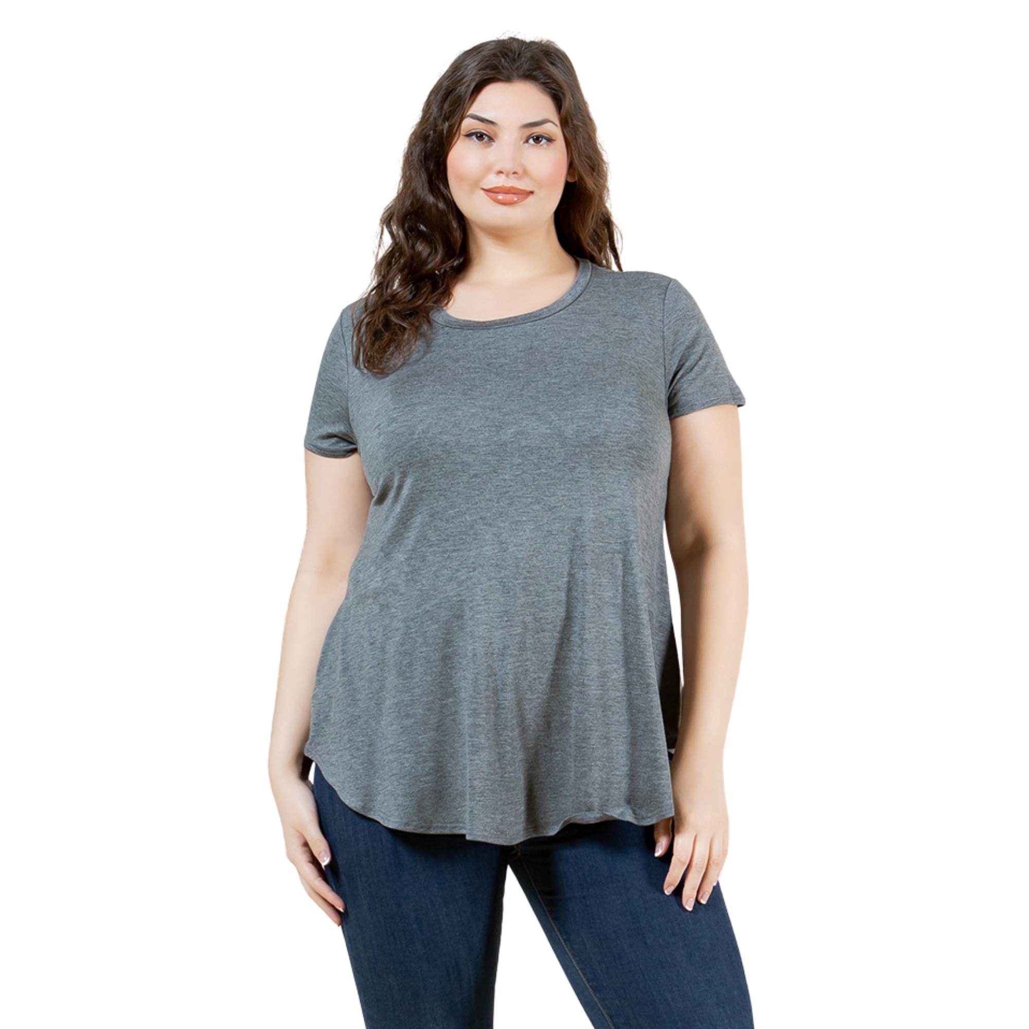 3-Pack Short Sleeve Tunic Top – Loose Fit Blouse for Casual Wear Azules 2DC