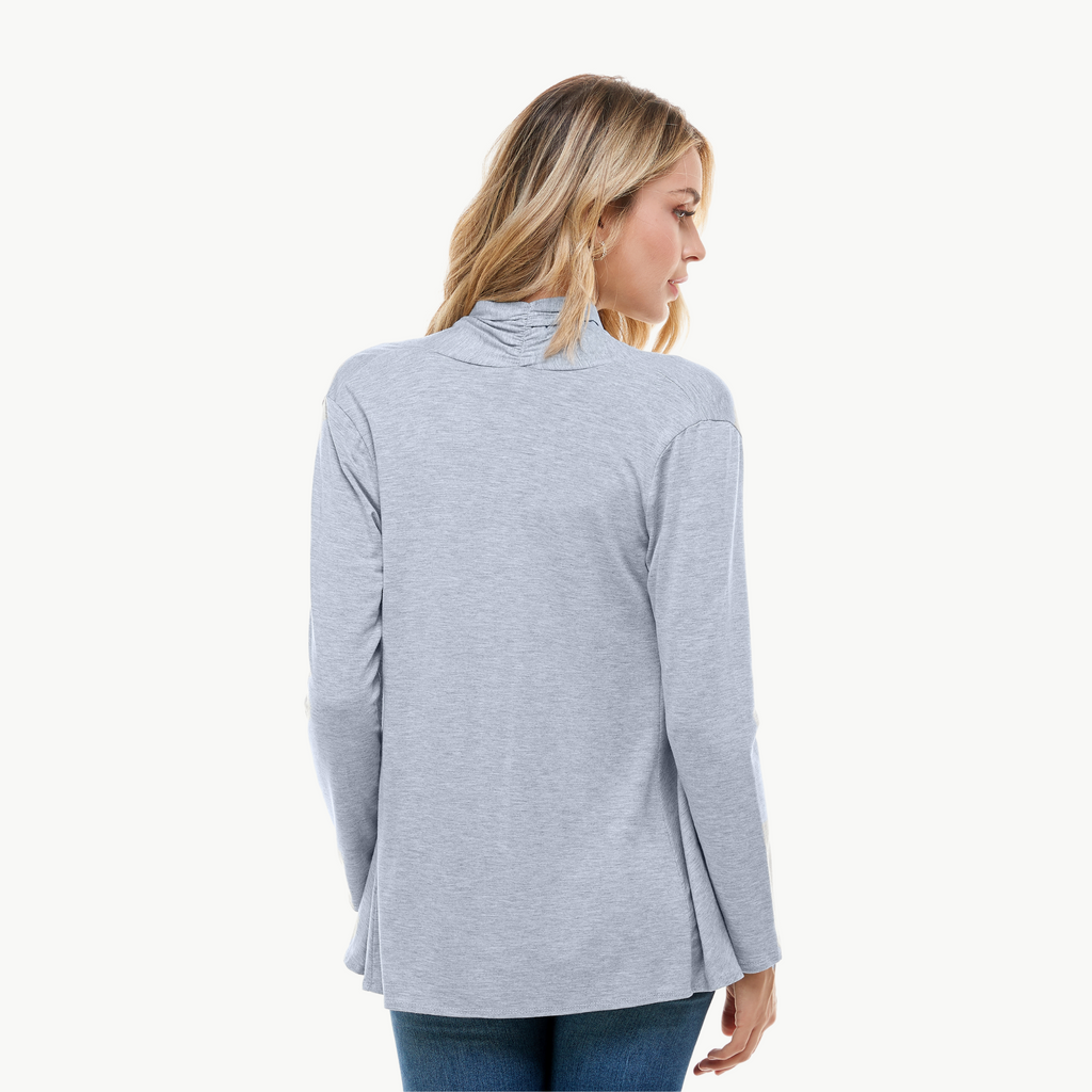 Long Sleeve Cardigan – Open Front Lightweight Cardigan