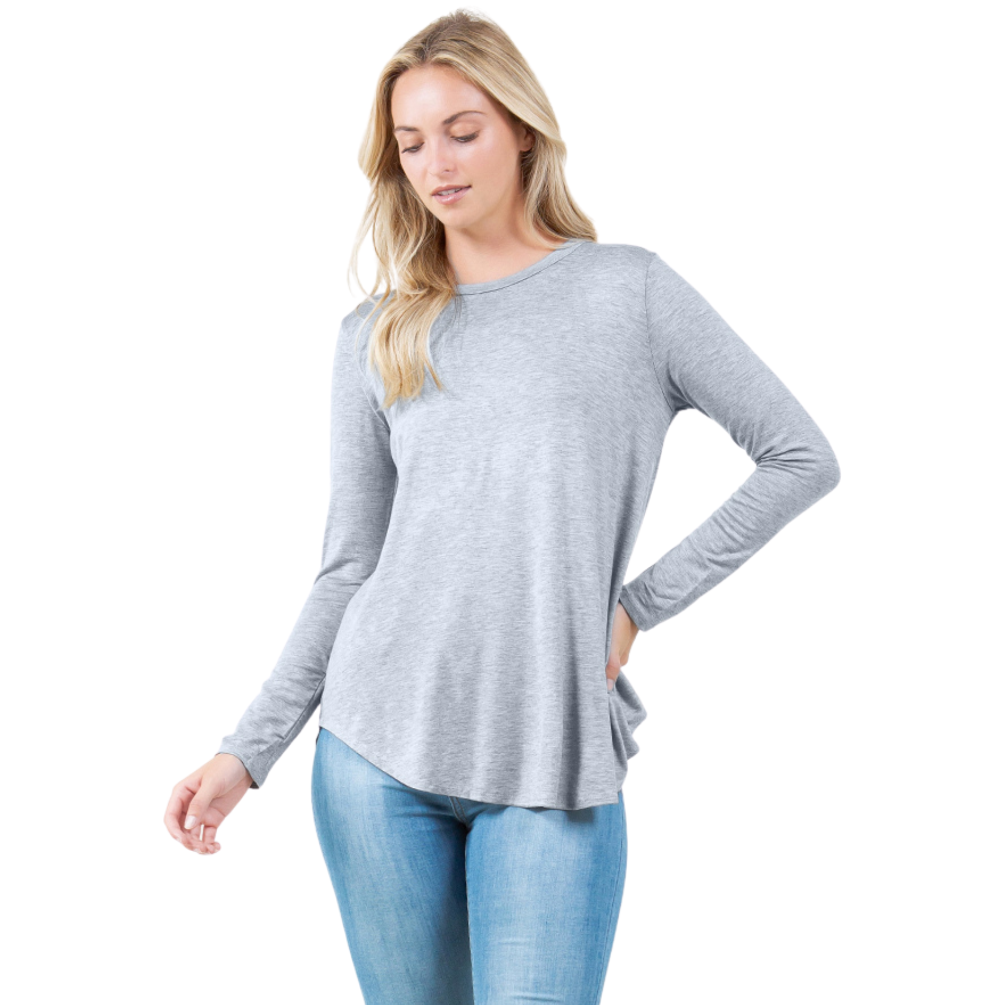 3-Pack Long Sleeve Tunic Top Azules 2DC