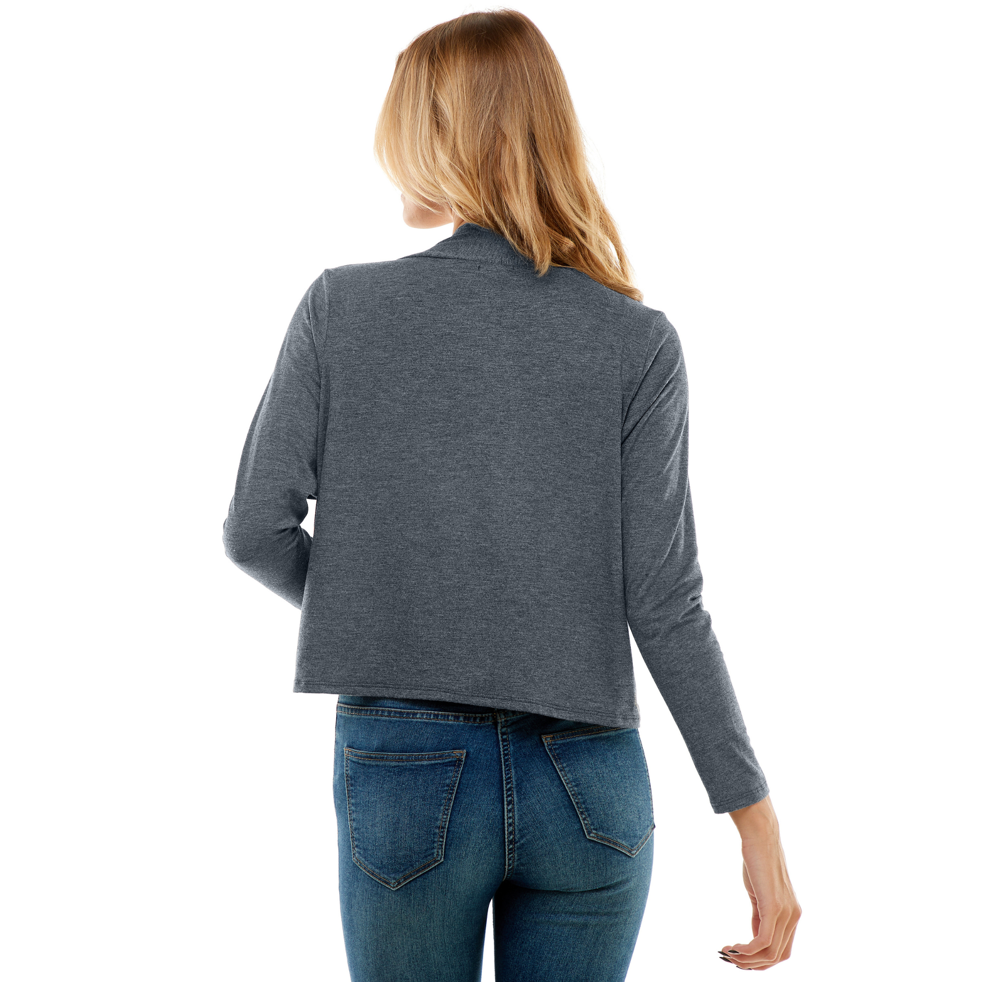 3-Pack Long Sleeve Cropped Cardigan Azules 2DC