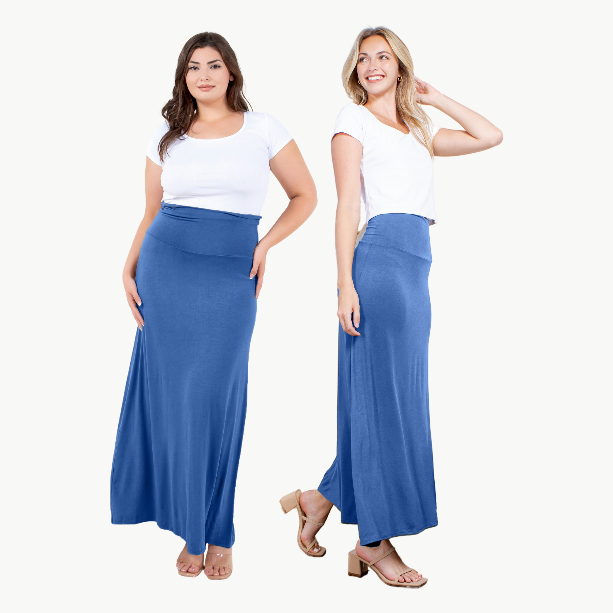 Maxi Skirt – High Waist Flowy Long Skirt for Casual & Dressy Outfits