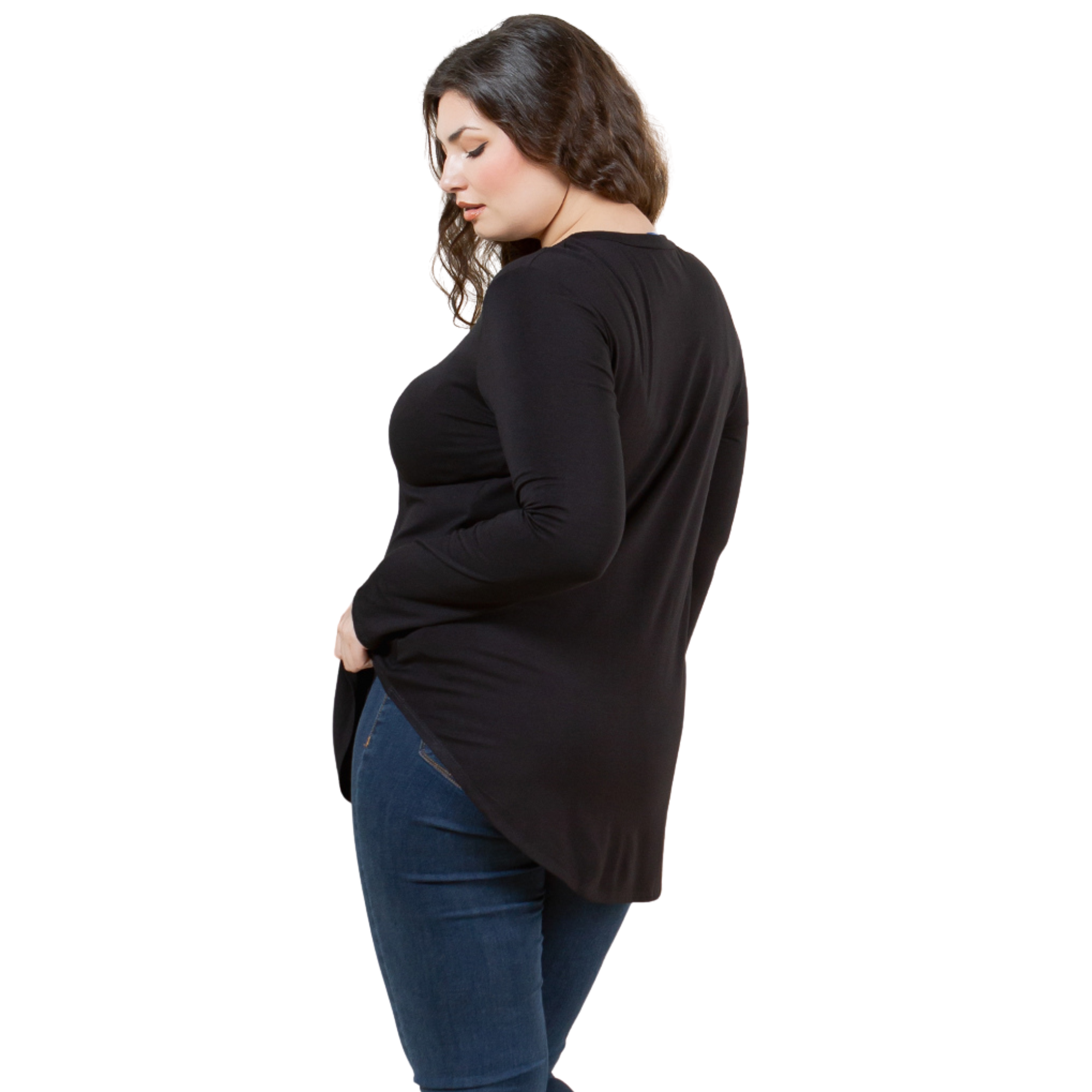 3-Pack Long Sleeve Tunic Top Azules 2DC