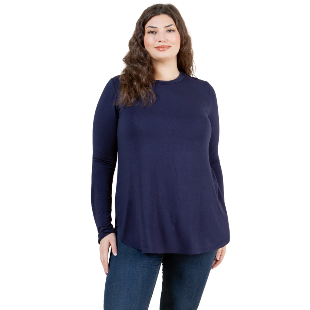 3-Pack Long Sleeve Tunic Top Azules 2DC