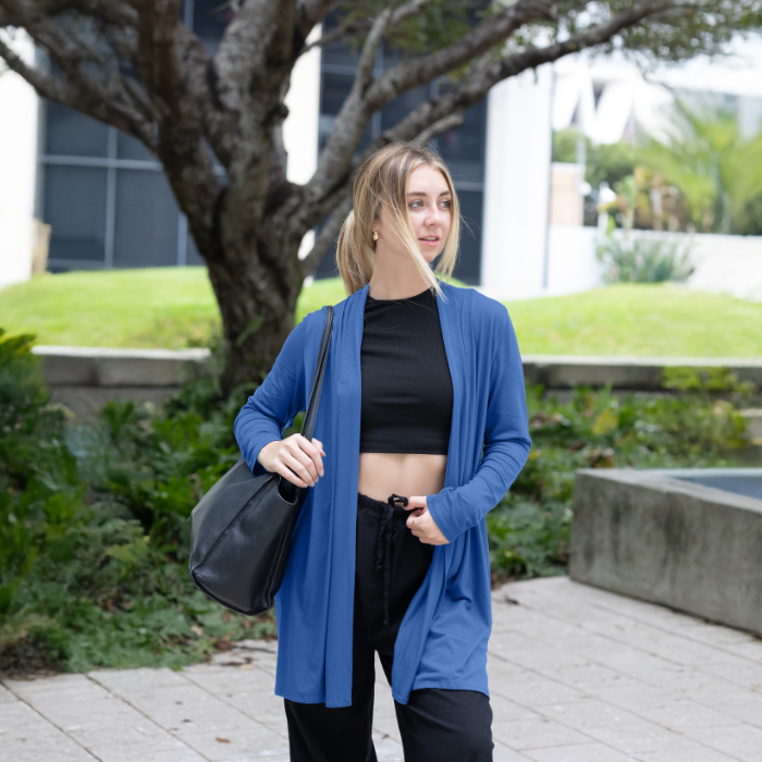 Long Sleeve Cardigan (Straight Hem)