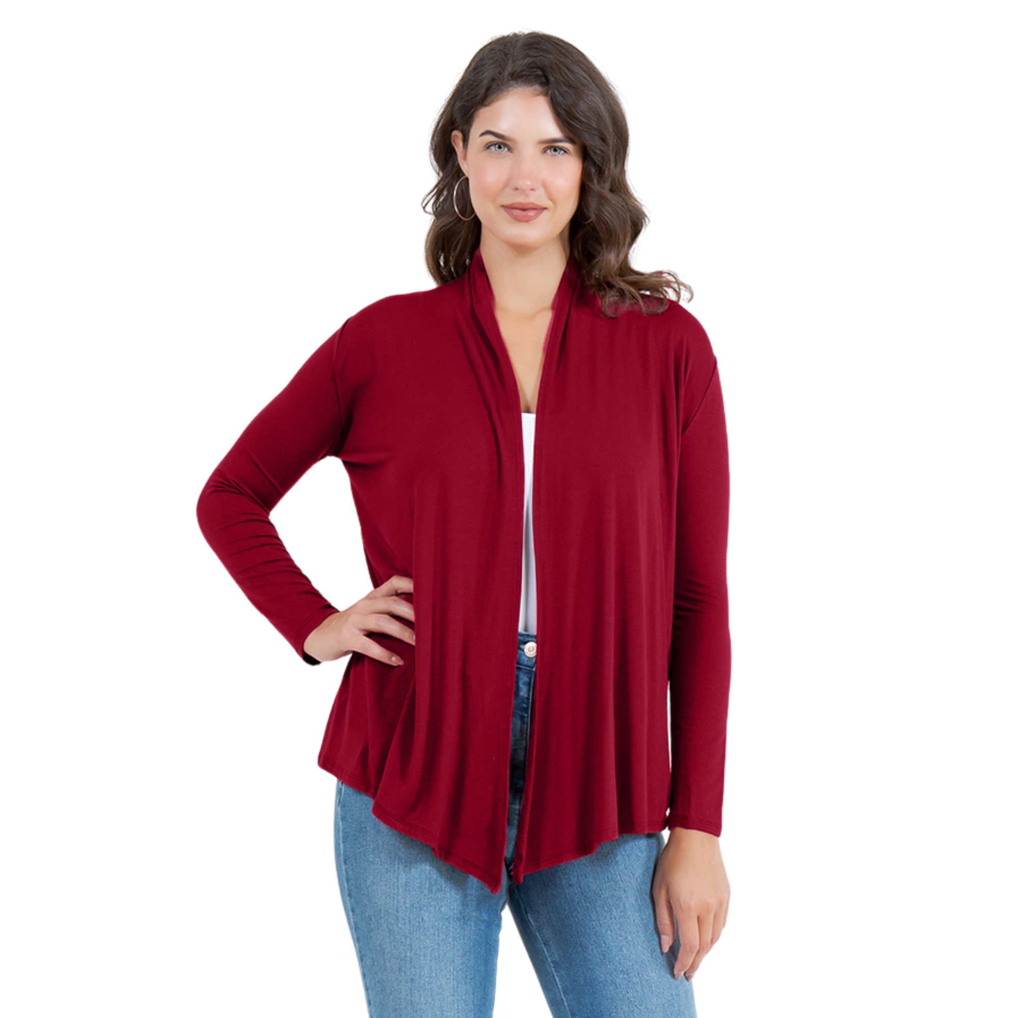 3-Pack Long Sleeve Cardigan – Open Front Lightweight Cardigan Azules 2DC