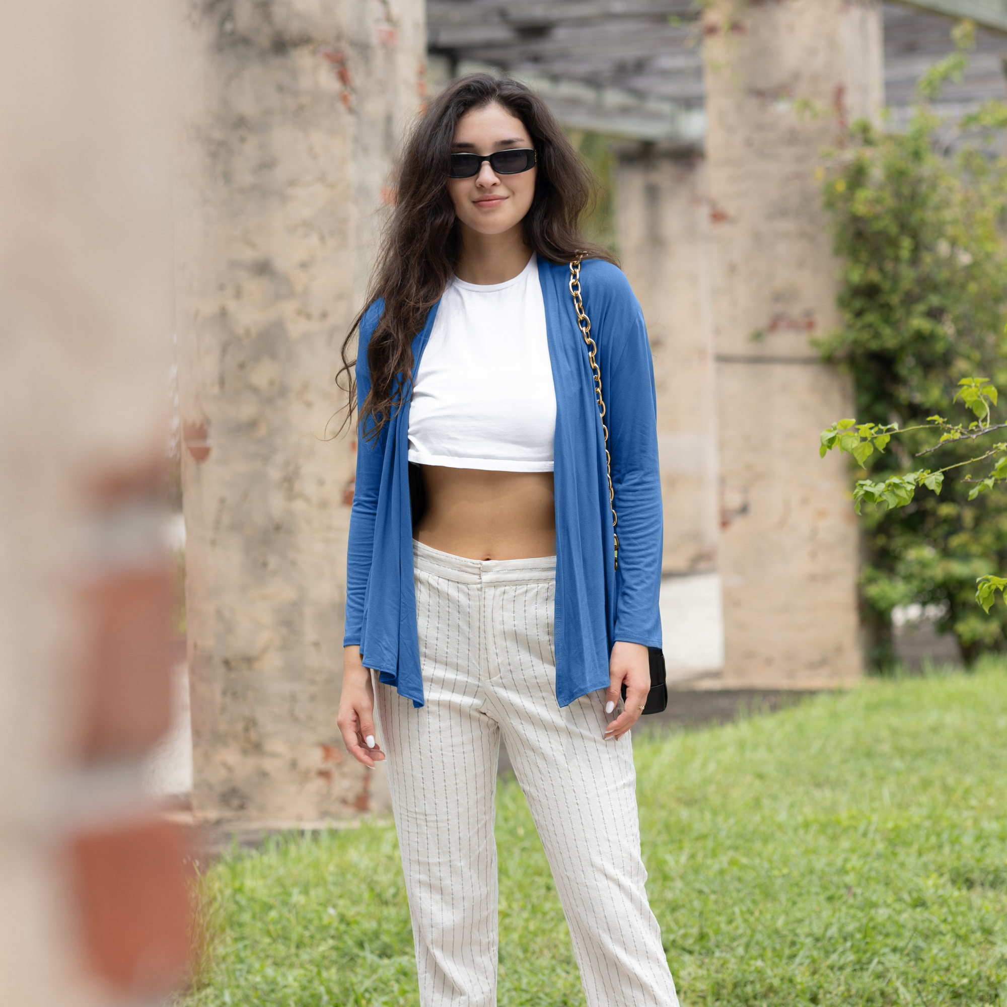 Long Sleeve Cardigan – Open Front Lightweight Cardigan