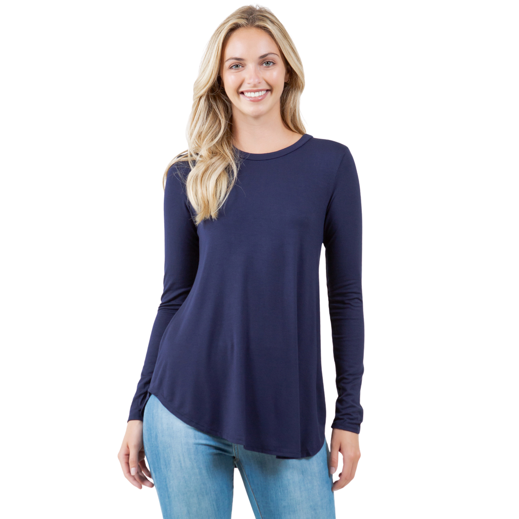 3-Pack Long Sleeve Tunic Top Azules 2DC