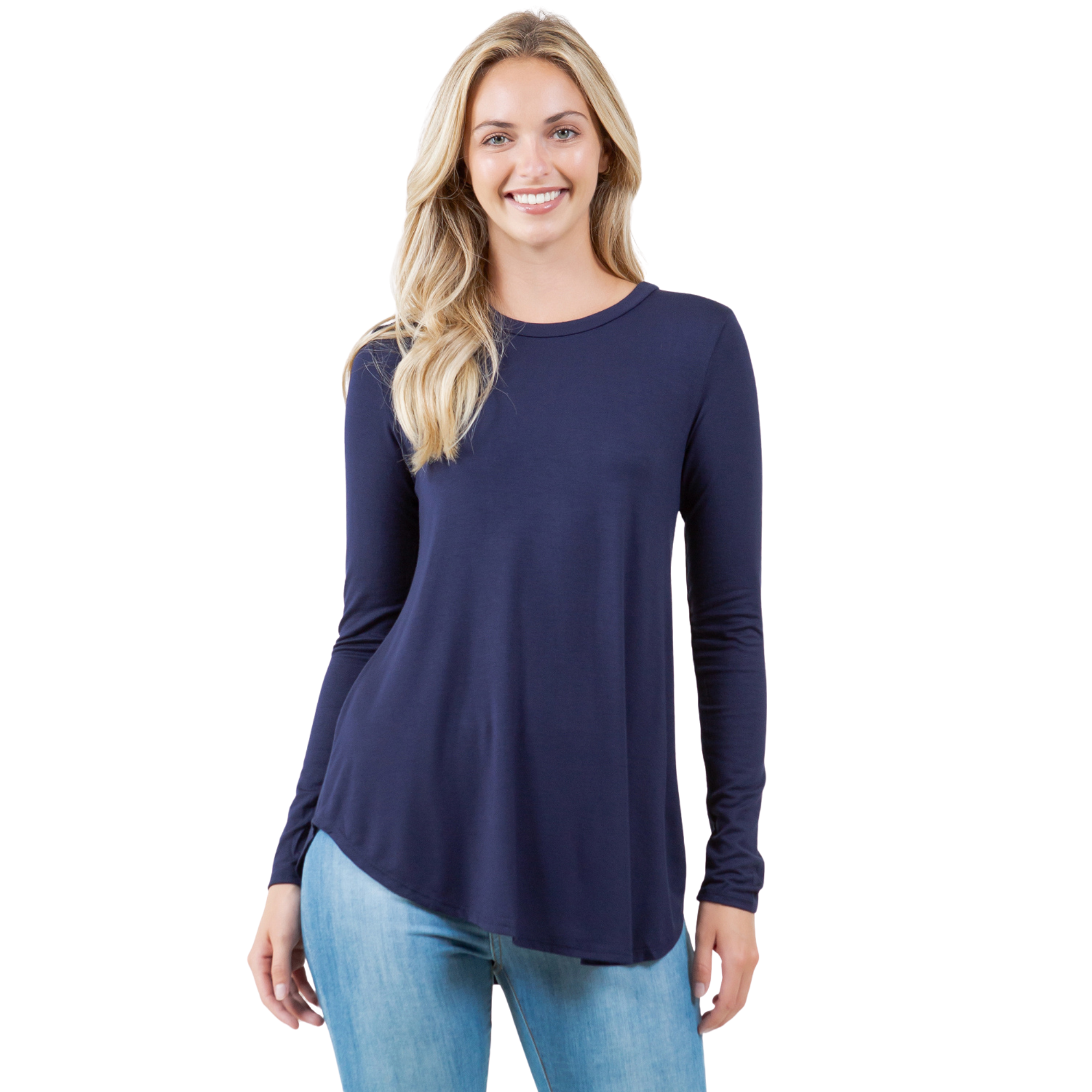 3-Pack Long Sleeve Tunic Top Azules 2DC