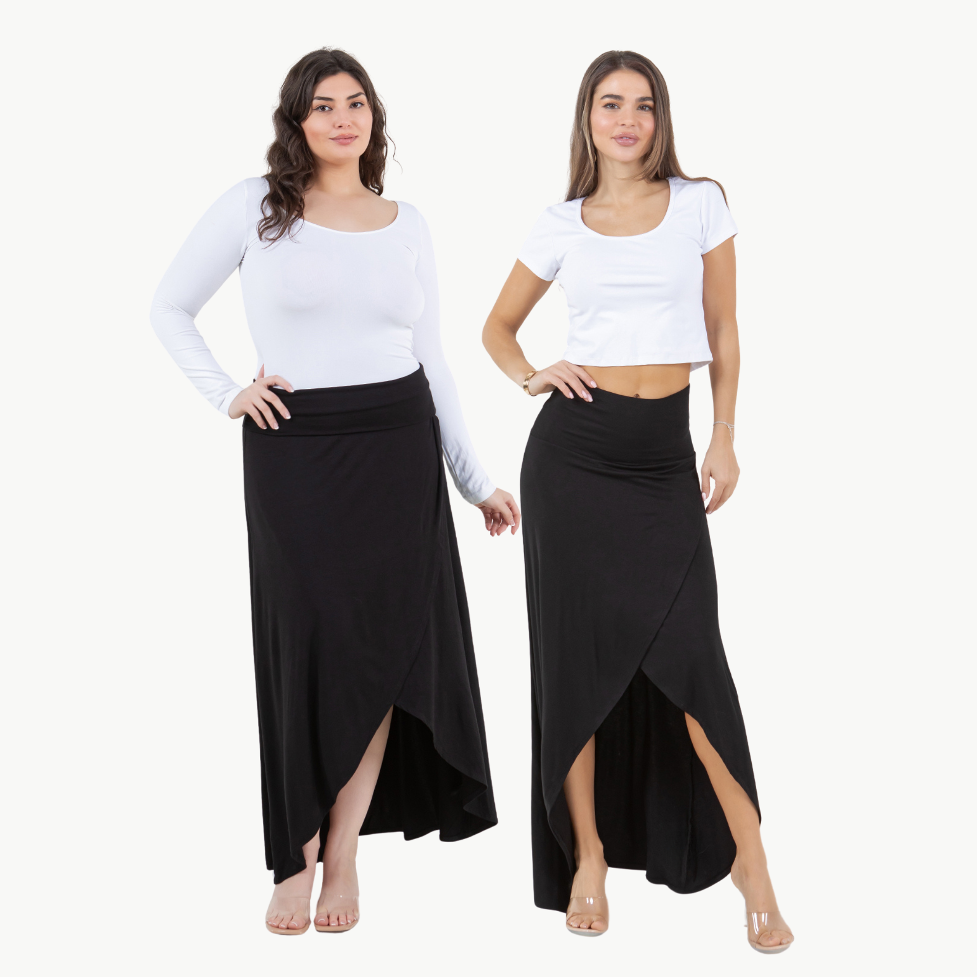 Cross over Midi Skirt