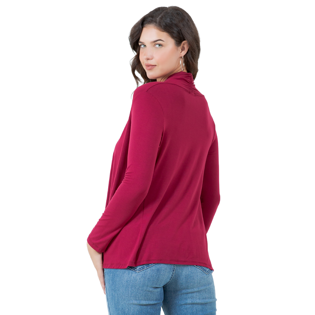 Long Sleeve Cardigan – Open Front Lightweight Cardigan Azules 2DC