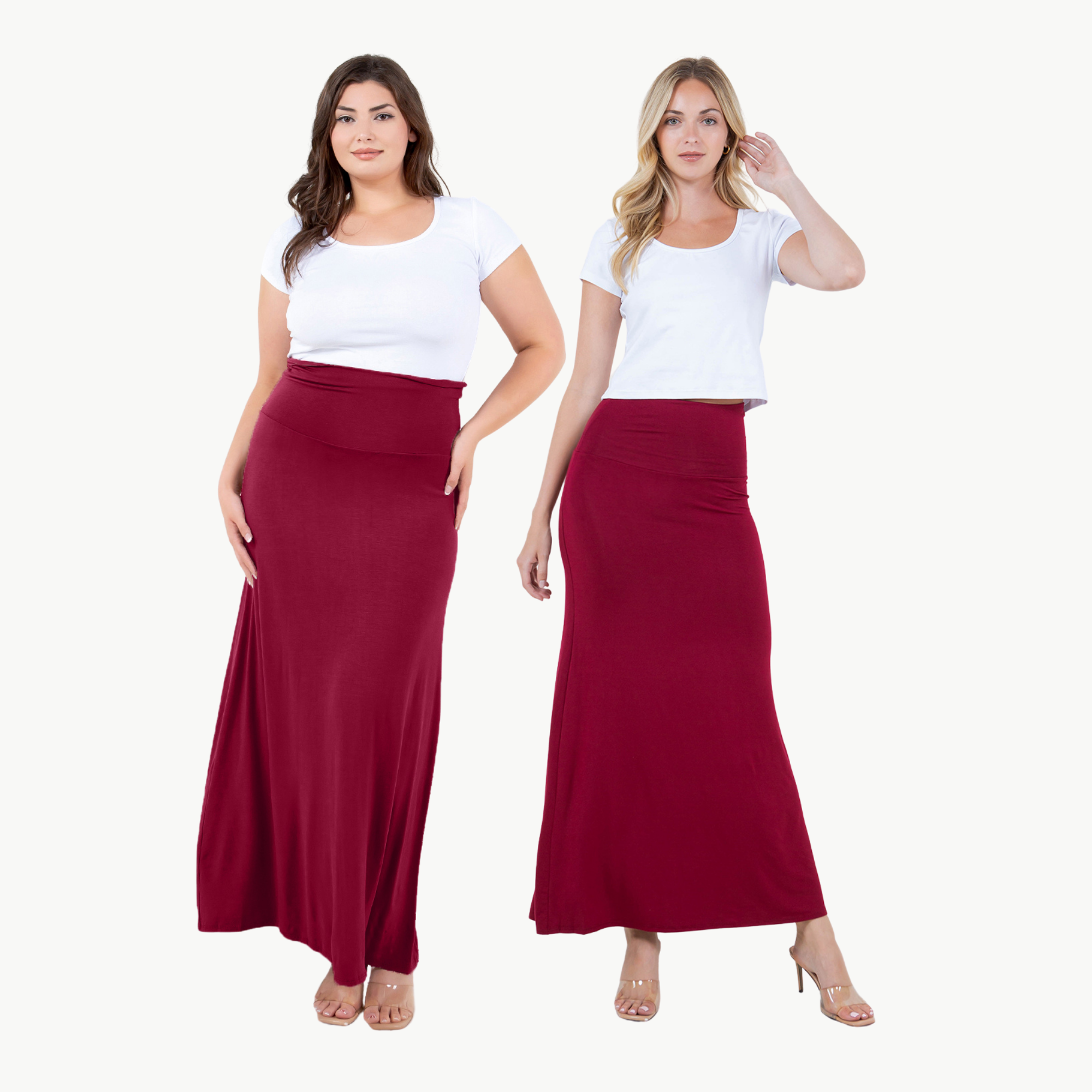 Maxi Skirt – High Waist Flowy Long Skirt for Casual & Dressy Outfits