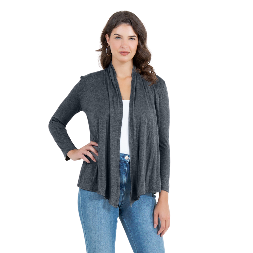 3-Pack Long Sleeve Cardigan – Open Front Lightweight Cardigan Azules 2DC