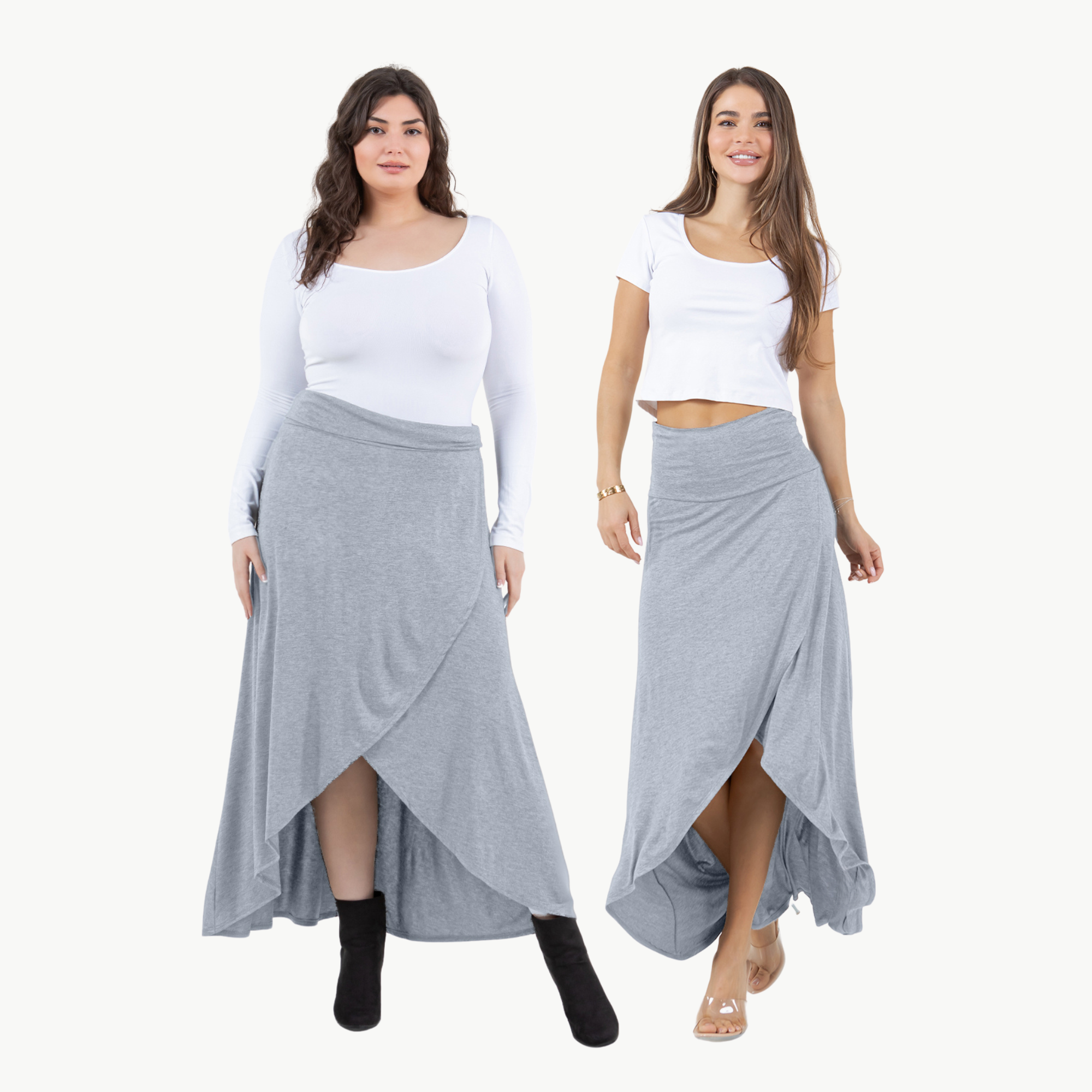 Cross over Midi Skirt