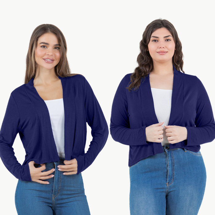 Long Sleeve Cropped Cardigan