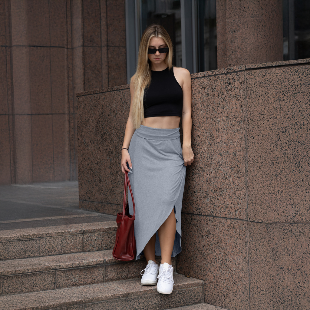 Cross over Midi Skirt