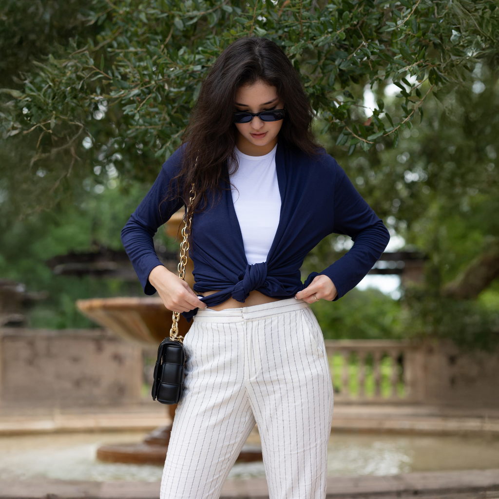 Long Sleeve Cardigan – Open Front Lightweight Cardigan