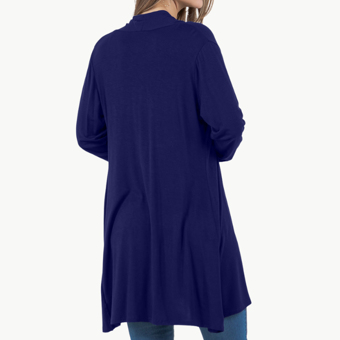 Long Sleeve Cardigan (Straight Hem)