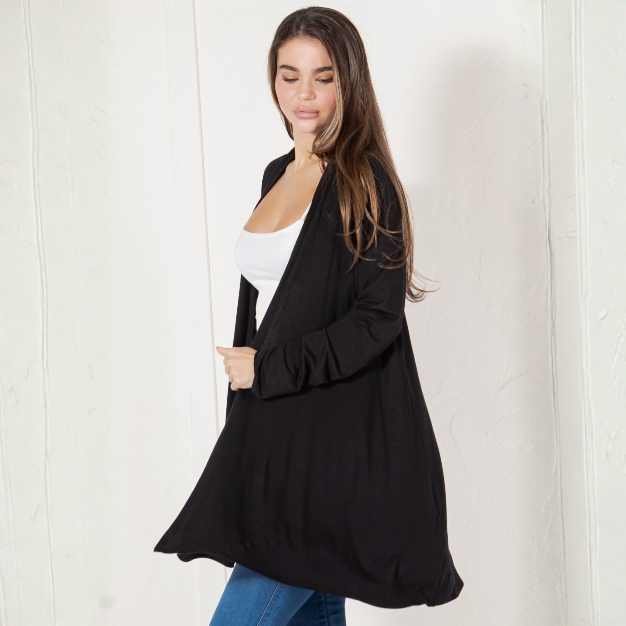 3-Pack Long Sleeve Cardigan (Straight Hem) Azules 2DC