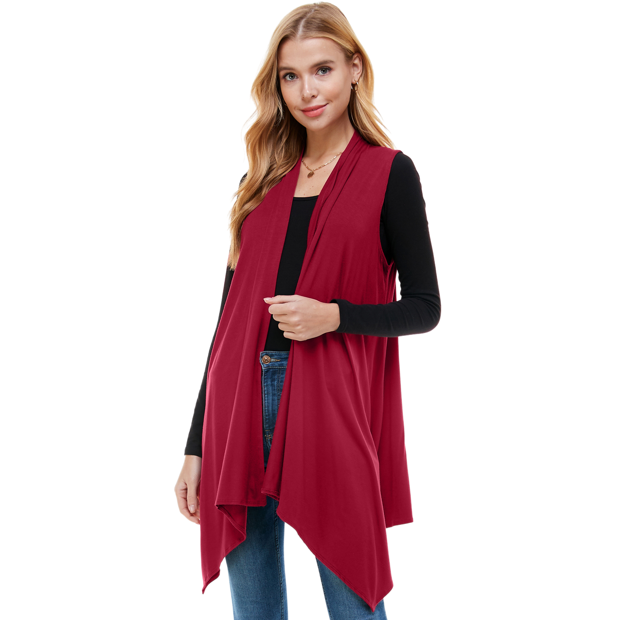 3-Pack Sleeveless Cardigan – Open Front Lightweight Azules 2DC