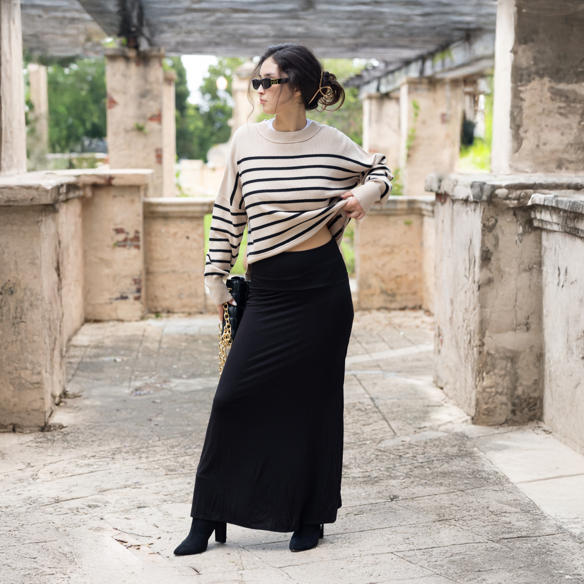 Maxi Skirt – High Waist Flowy Long Skirt for Casual & Dressy Outfits
