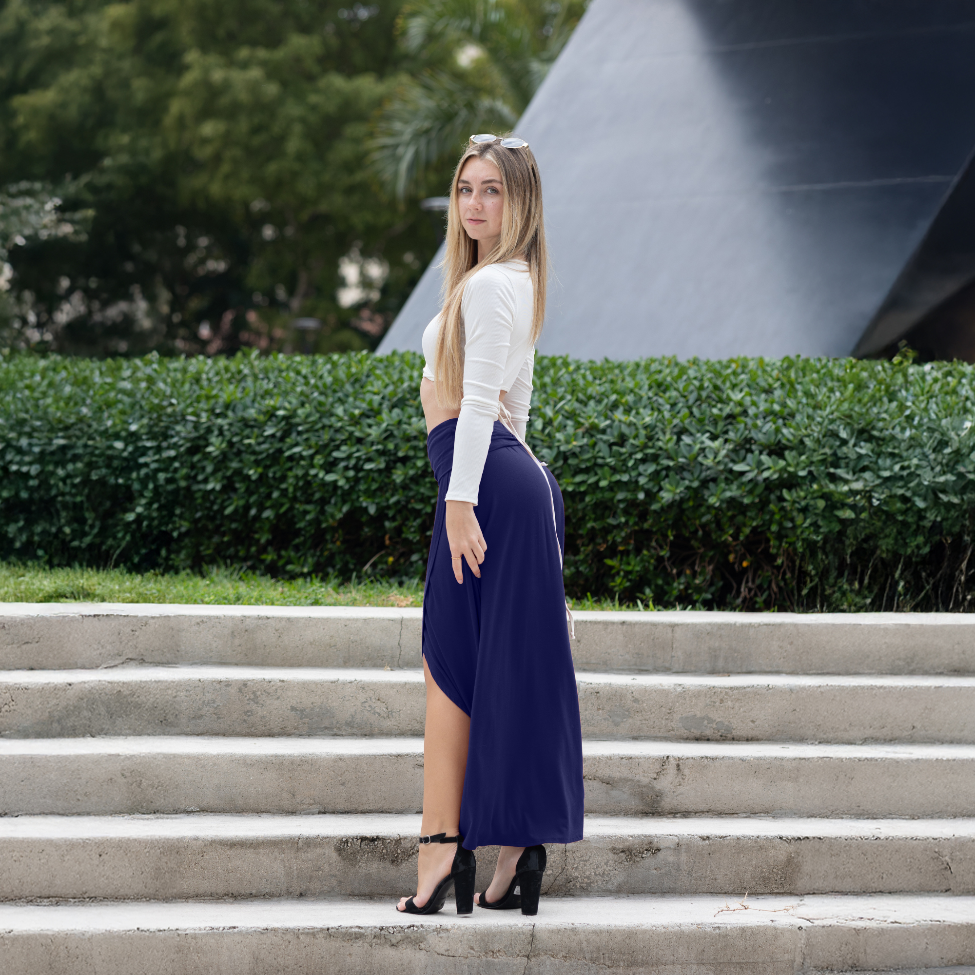 Cross over Midi Skirt