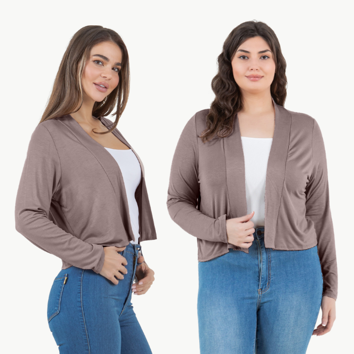 Long Sleeve Cropped Cardigan