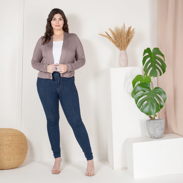 Long Sleeve Cropped Cardigan