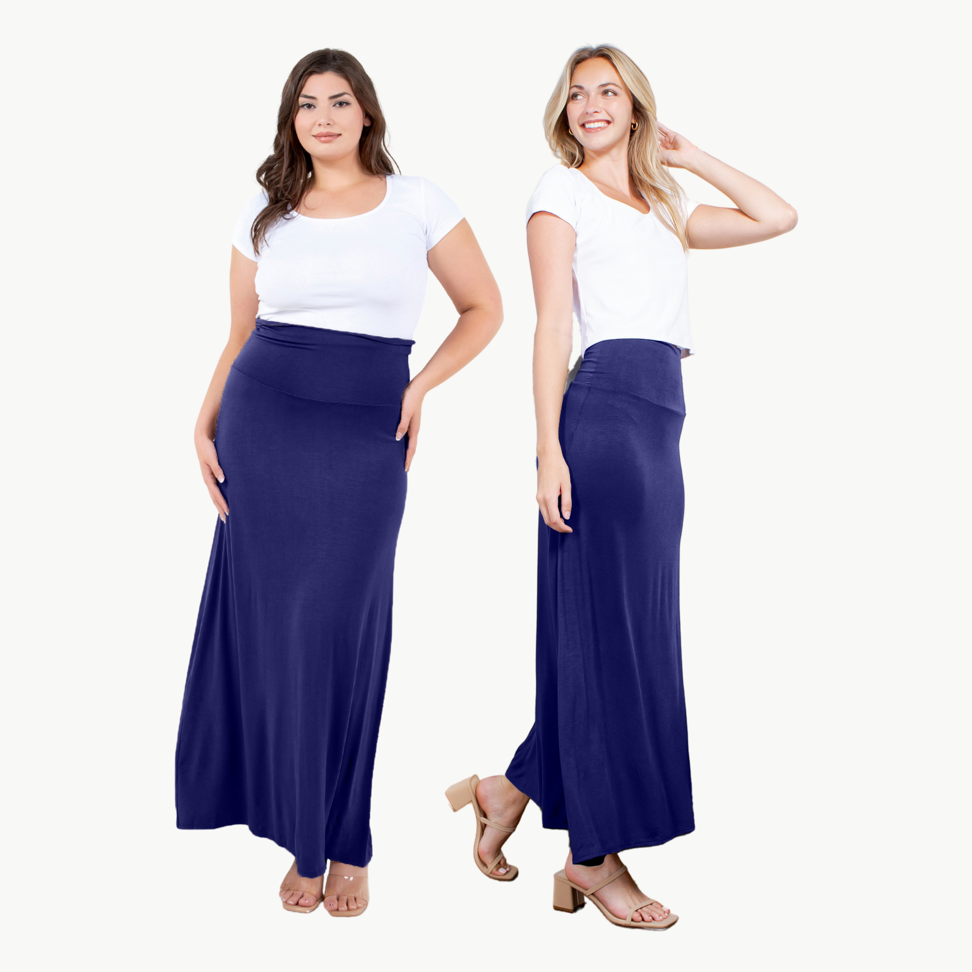 Maxi Skirt – High Waist Flowy Long Skirt for Casual & Dressy Outfits
