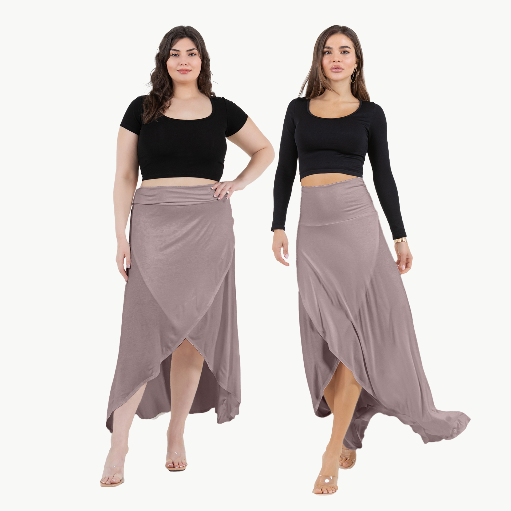 Cross over Midi Skirt