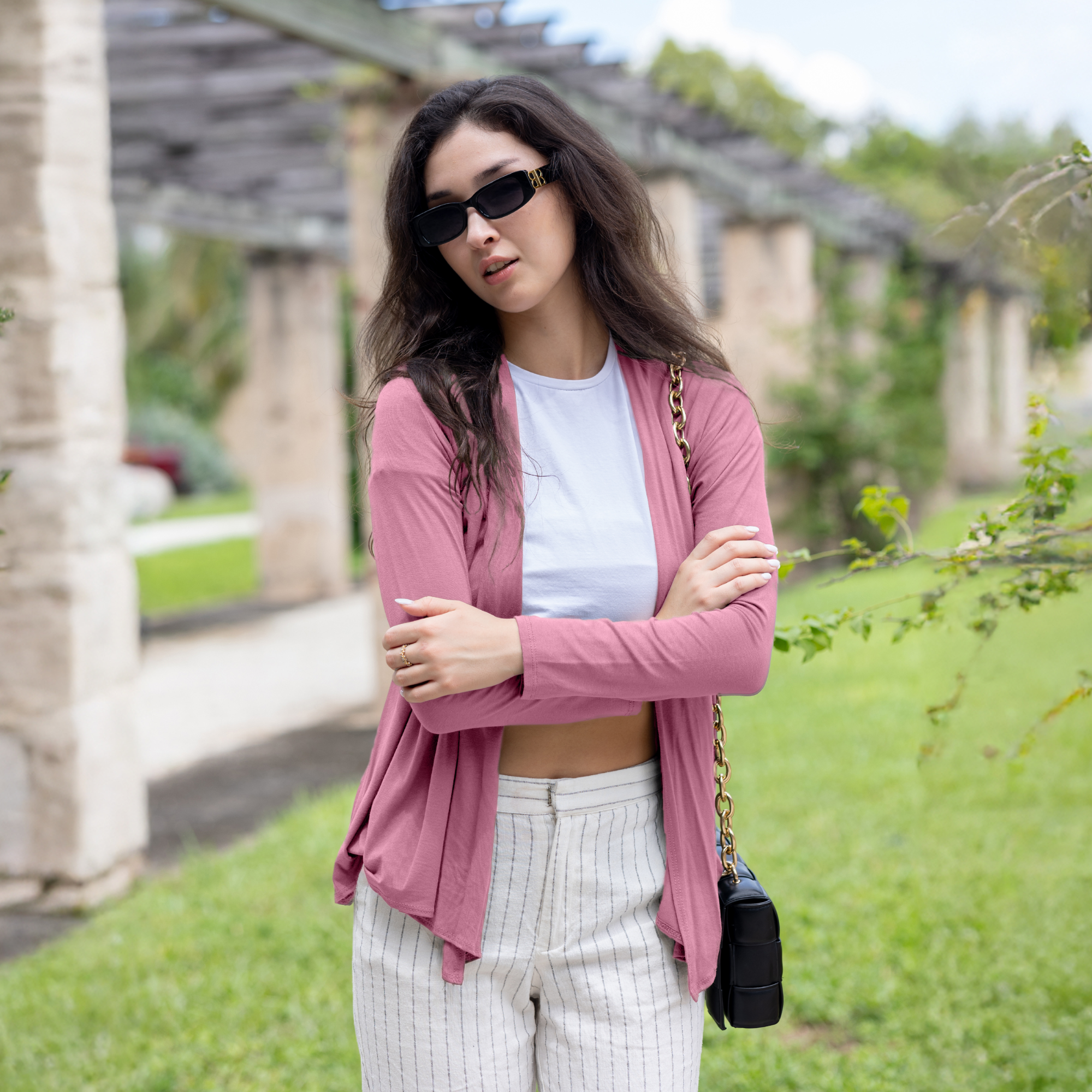 Long Sleeve Cardigan – Open Front Lightweight Cardigan