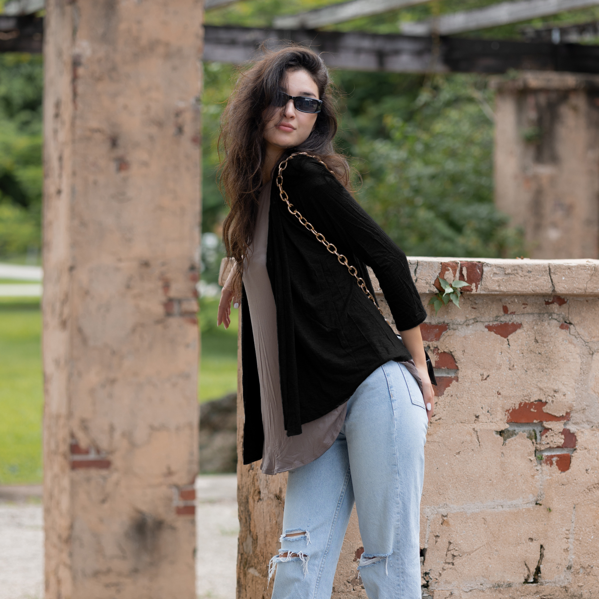 Long Sleeve Cardigan – Open Front Lightweight Cardigan