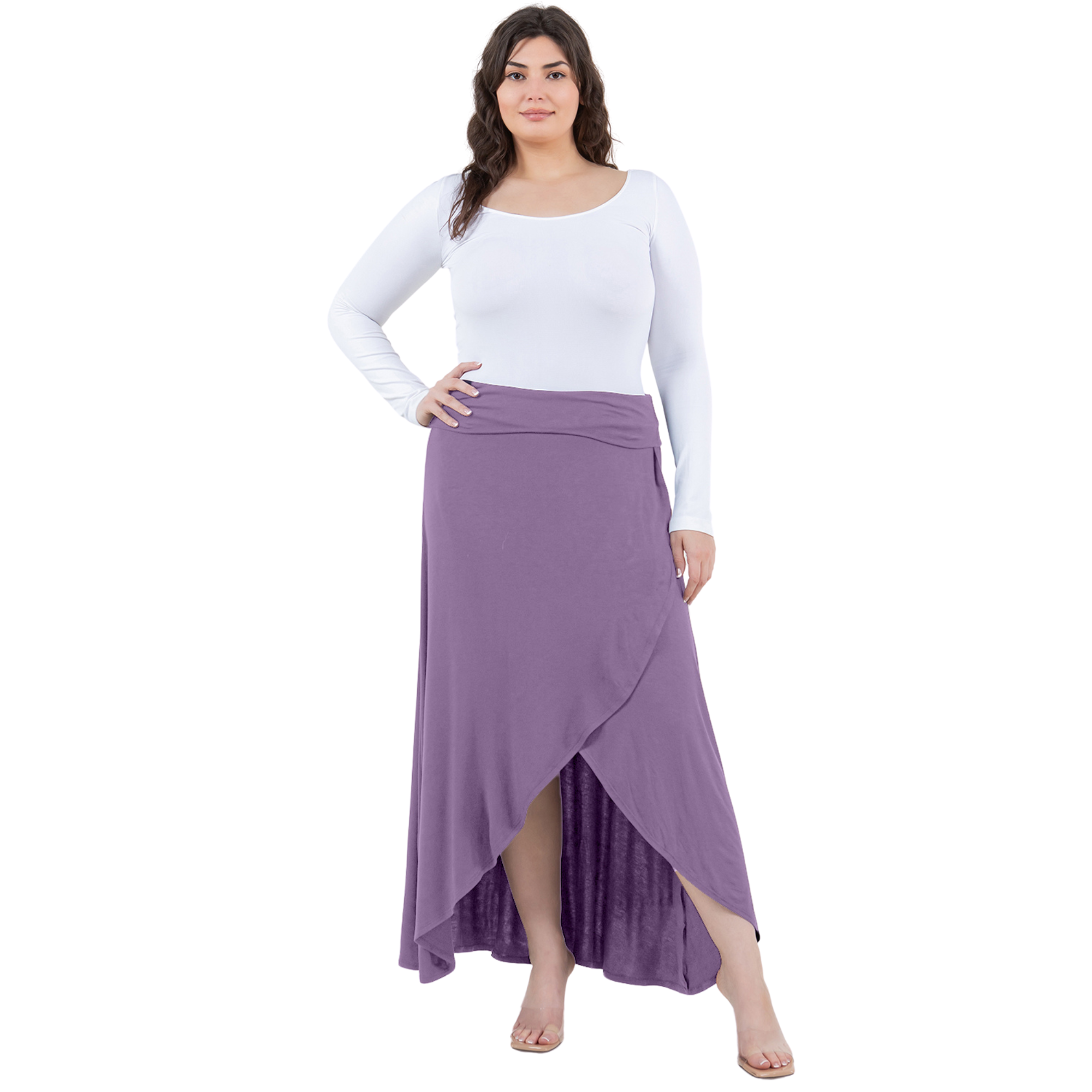 Cross over Midi Skirt