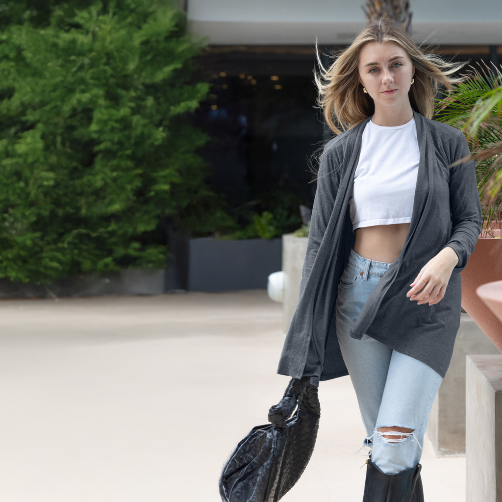 3-Pack Long Sleeve Cardigan (Straight Hem) Azules 2DC