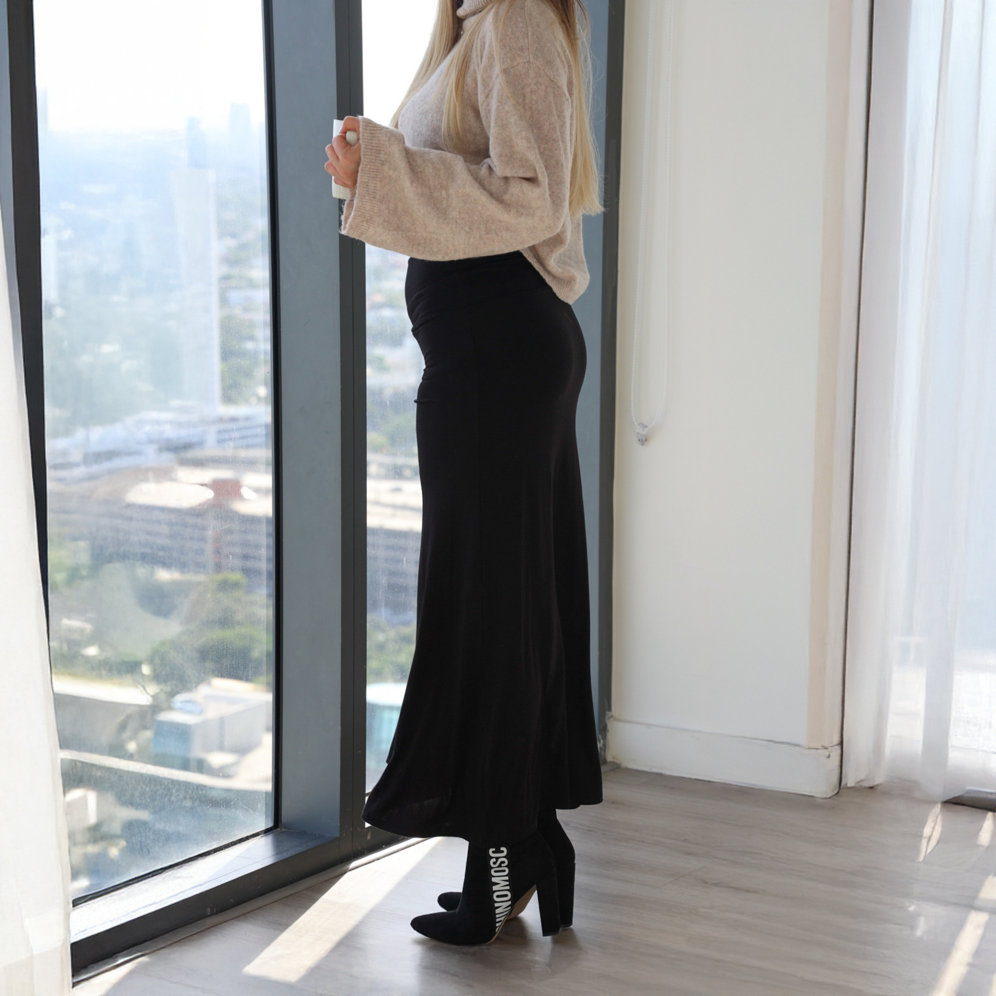 Maxi Skirt – High Waist Flowy Long Skirt for Casual & Dressy Outfits