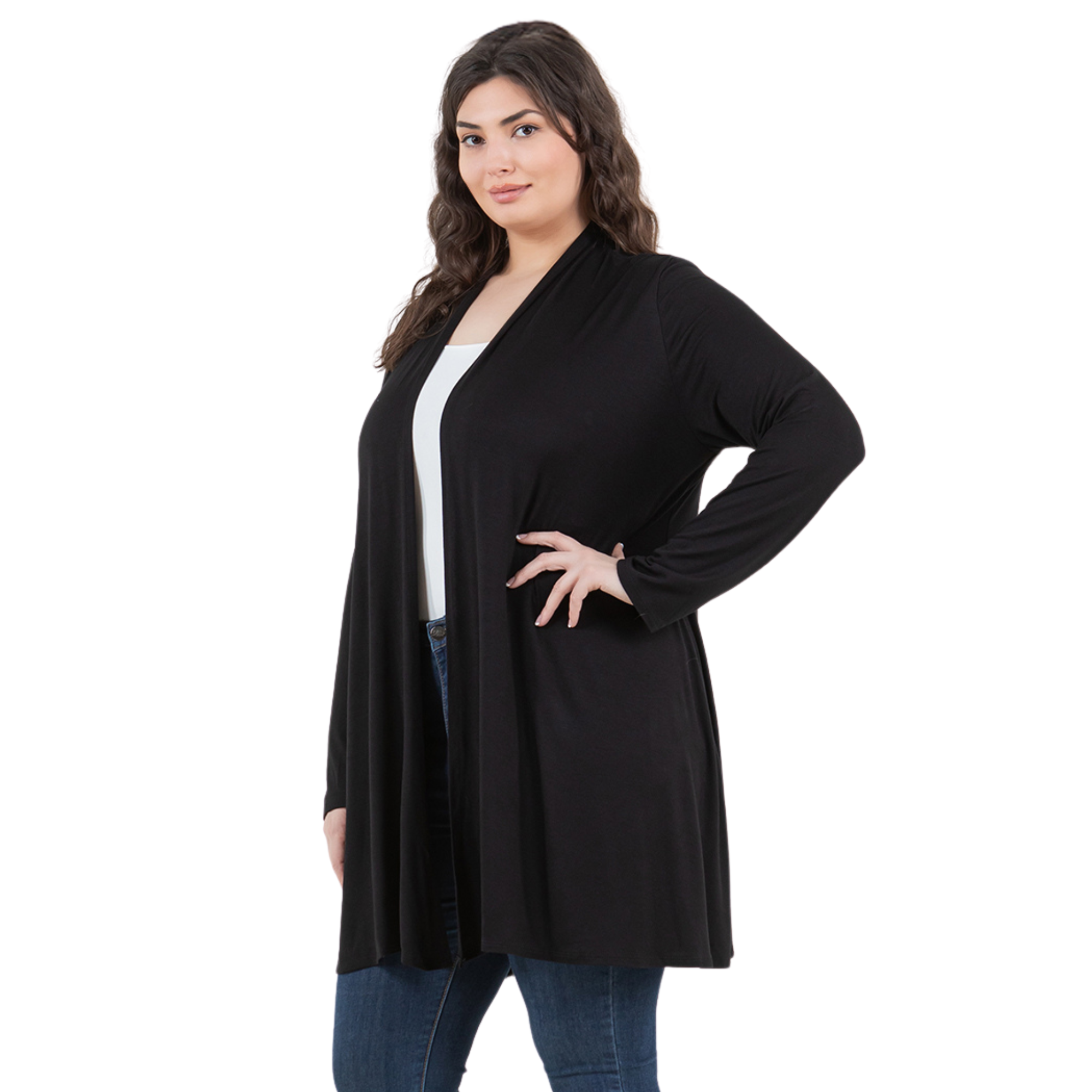 3-Pack Long Sleeve Cardigan (Straight Hem) Azules 2DC