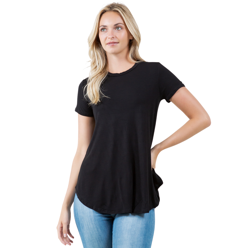 3-Pack Short Sleeve Tunic Top – Loose Fit Blouse for Casual Wear Azules 2DC