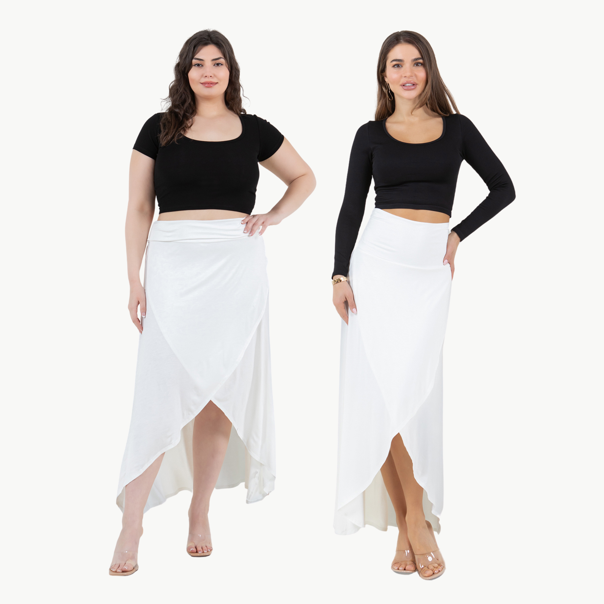 Cross over Midi Skirt