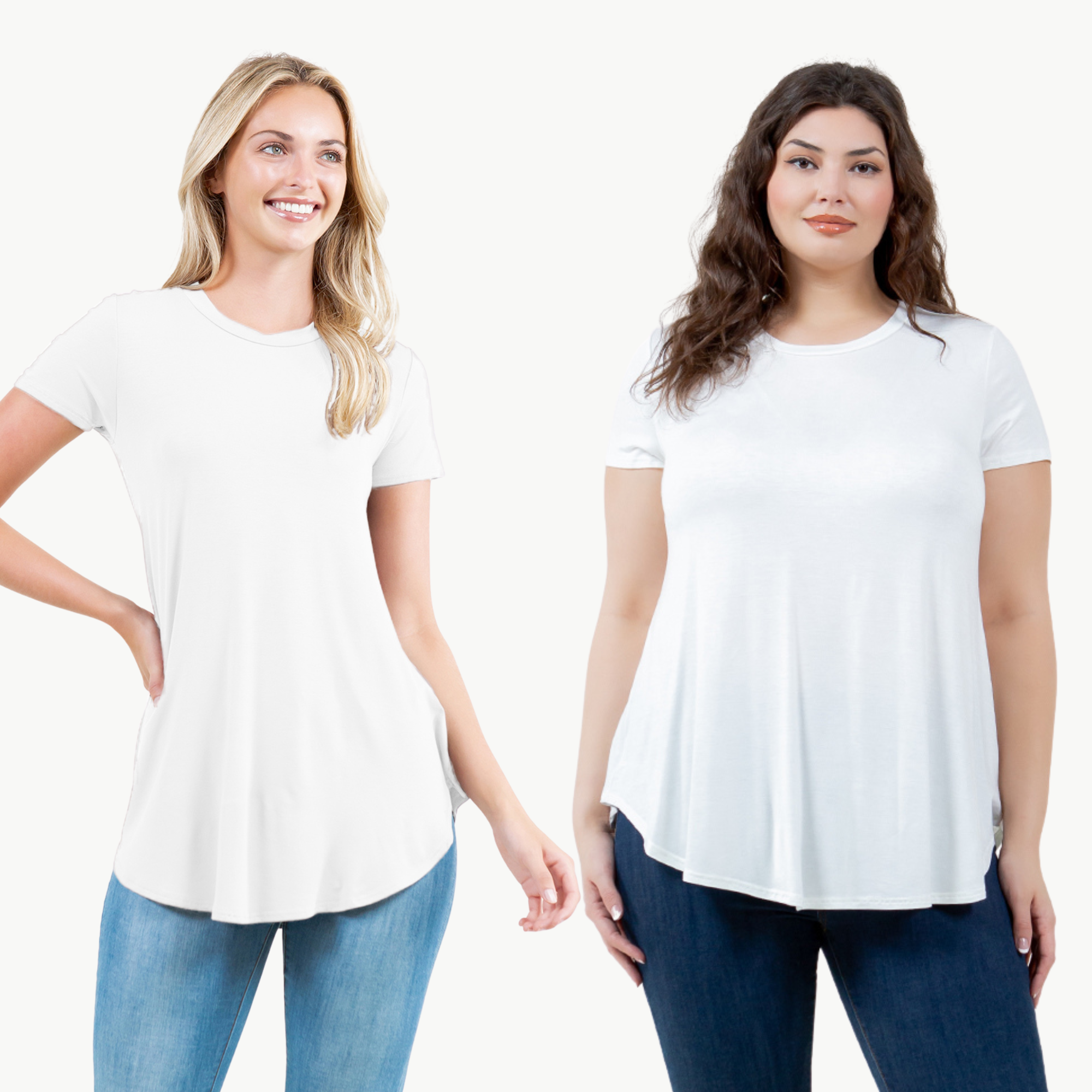 Short Sleeve Tunic Top – Loose Fit Blouse for Casual Wear