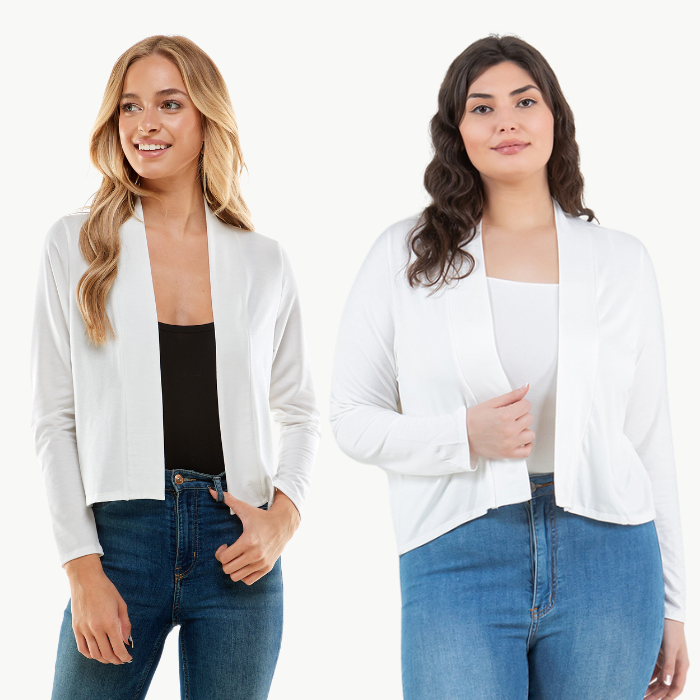 Long Sleeve Cropped Cardigan