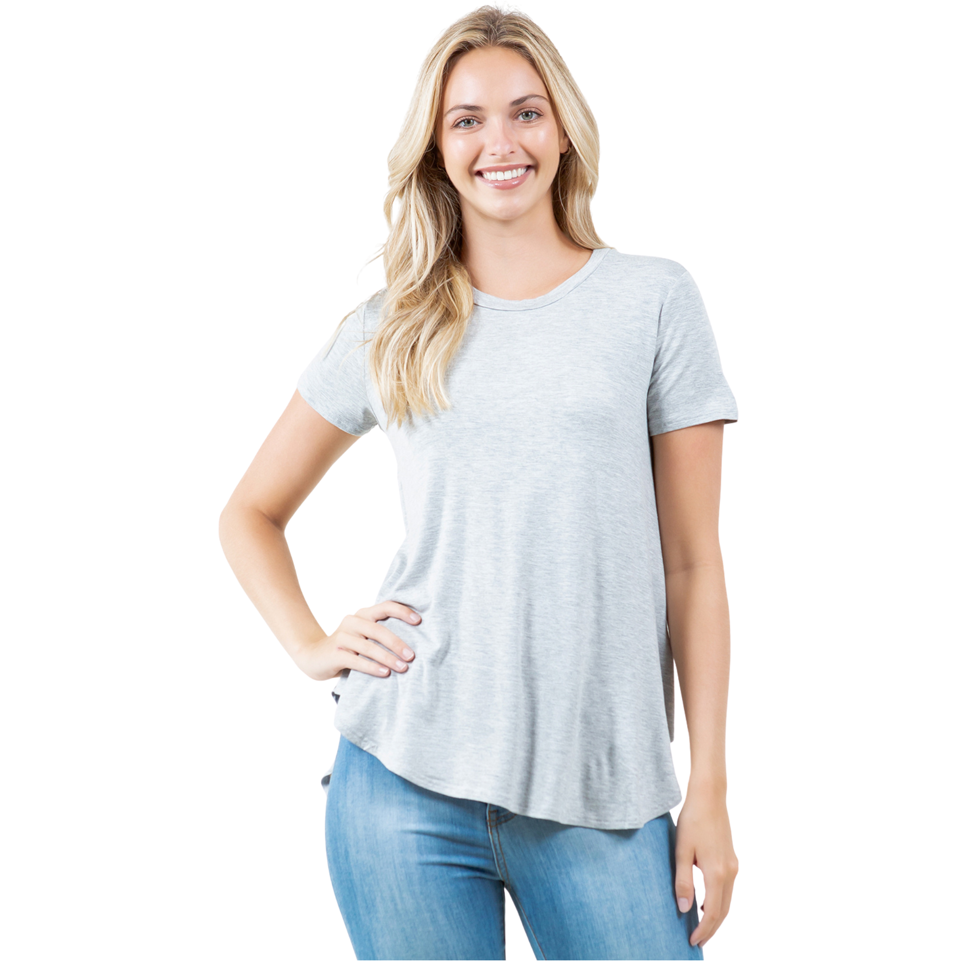 3-Pack Short Sleeve Tunic Top – Loose Fit Blouse for Casual Wear Azules 2DC