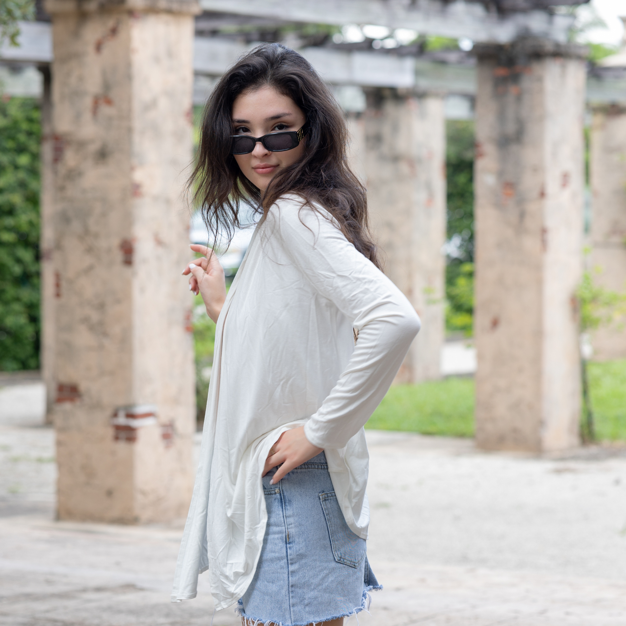 Long Sleeve Cardigan – Open Front Lightweight Cardigan