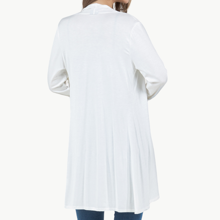 Long Sleeve Cardigan (Straight Hem)