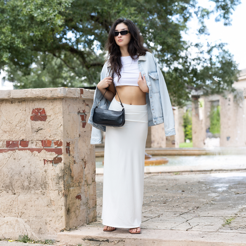 Maxi Skirt – High Waist Flowy Long Skirt for Casual & Dressy Outfits